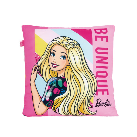 Cojín Decorativo Barbie 40x40cm - Ideal Cama y Sofá Infantil - Cojines