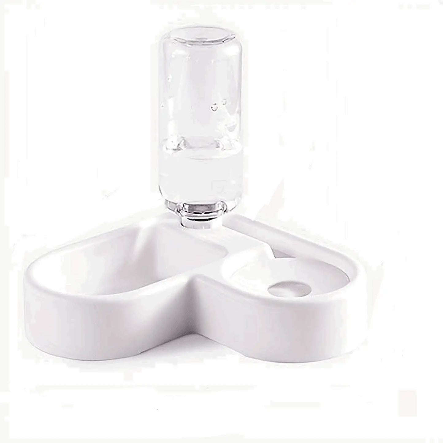 Comedero y bebedero 2 en 1 para animales domésticos esquina - mascotas