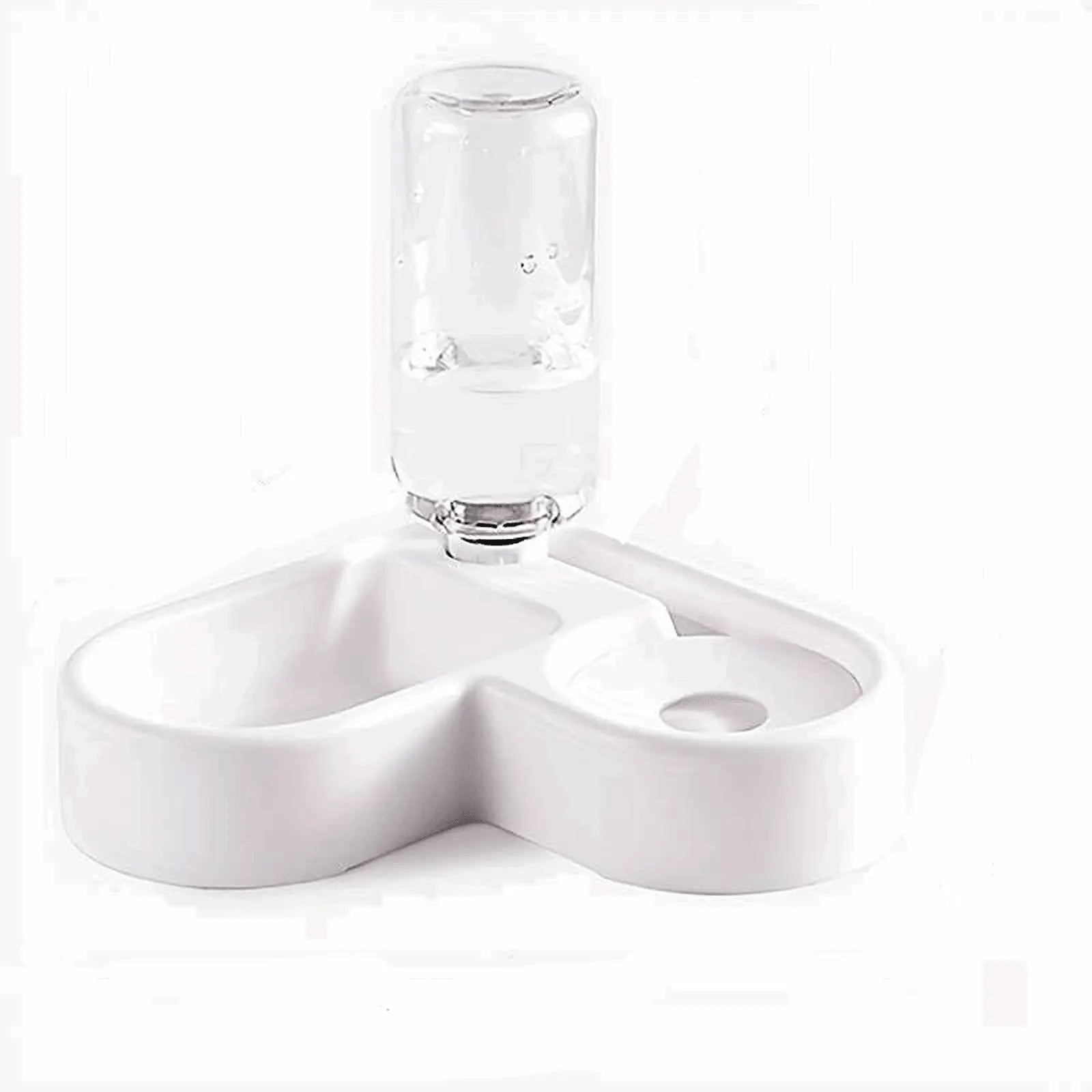 Comedero y bebedero 2 en 1 para animales domésticos esquina - mascotas