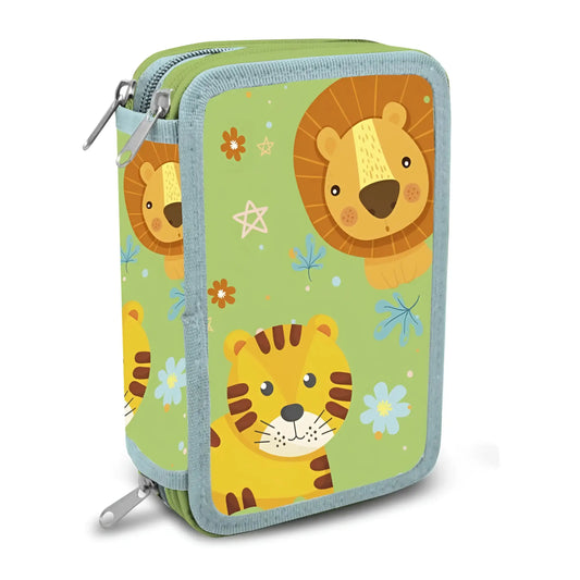 Estuche completo 3 cremalleras In To The Jungle - Mochila infantil