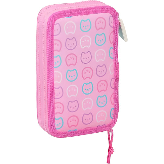 Estuche Plumier doble 28PCS GABBY’S DOLLHOUSE 13x4x19,5CM
