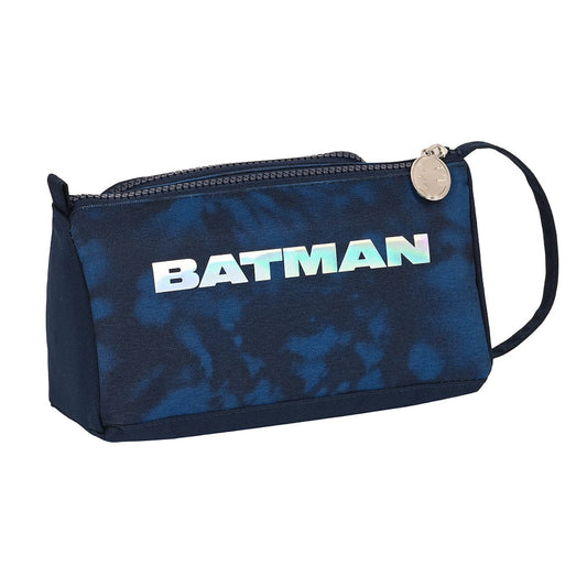 Estuche portatodo Batman lleno con bolsillo desplegable 20x8,5x11cm