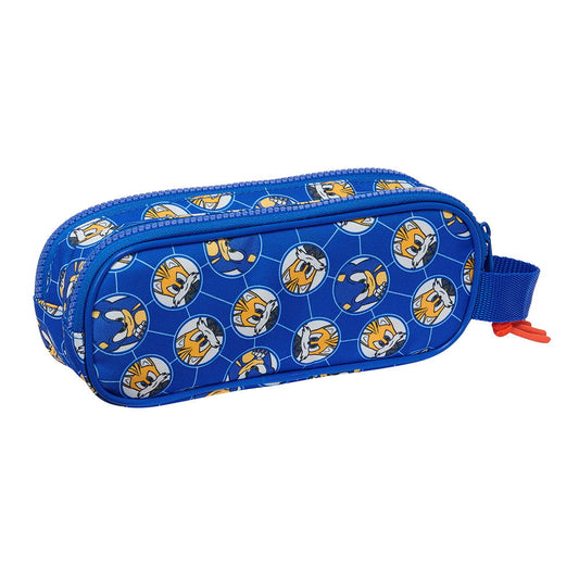 Estuche portatodo doble de Sonic The Hedgehog 21x6x8cm