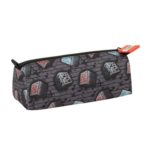 Estuche portatodo simple Minecraft ’Graffiti’ 21x7x8cm