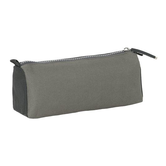 Estuche portatodo simple Real Madrid CF gris 21x7x8cm