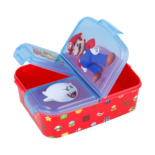 Fiambrera sandwichera tupper triple Super Mario Bros