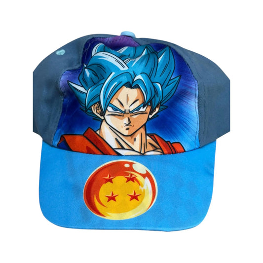Gorra infantil Dragon Ball Azul 51-54cm | Gorro para niños con personaje animado