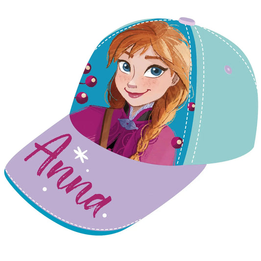 Gorra infantil Frozen Anna 51-54cm | Gorro para niños con personaje animado