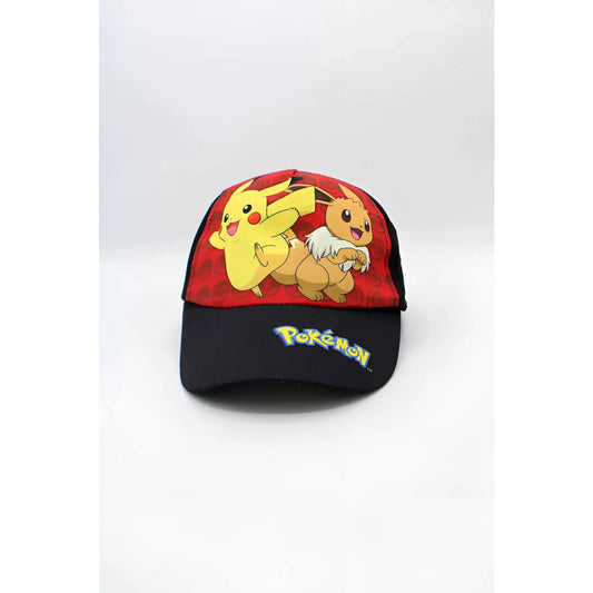 Gorra infantil Pokémon Negro 54cm | Gorro para niños con personaje animado