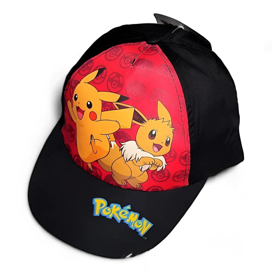 Gorra infantil Pokémon Negro 54cm | Gorro para niños con personaje animado