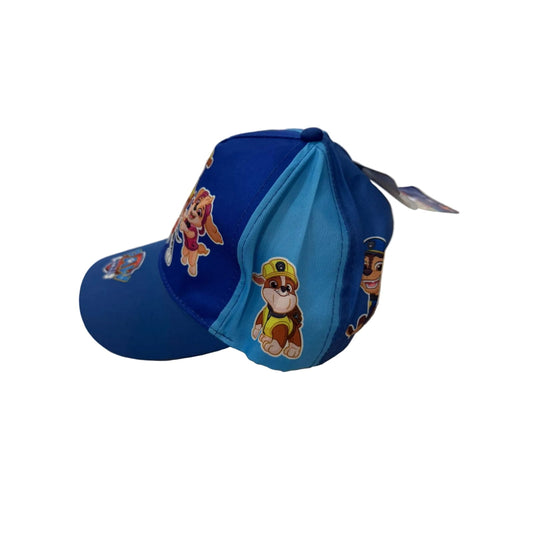 Gorra niñas infantil de Patrulla canina (Paw Patrol) azul fullprint 53cm