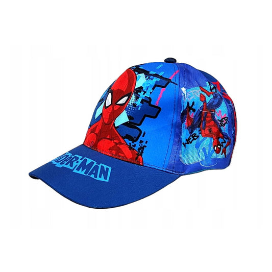 Gorra niños infantil de Spiderman Marvel fullprint azul talla 53cm