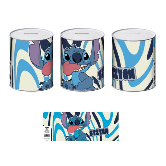 Hucha de metal Stitch Disney 10x10x12cm