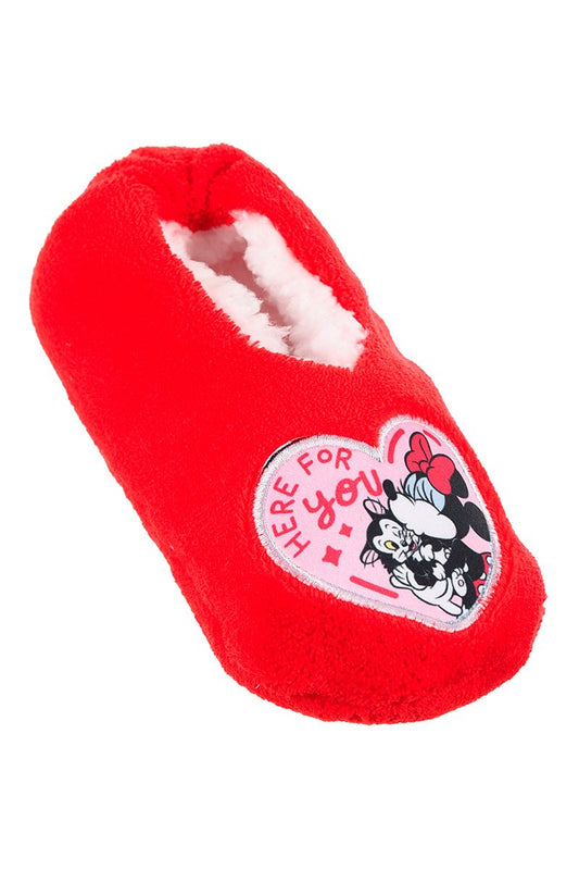 Pantuflas antideslizante Minnie Mouse Disney roja 31/34