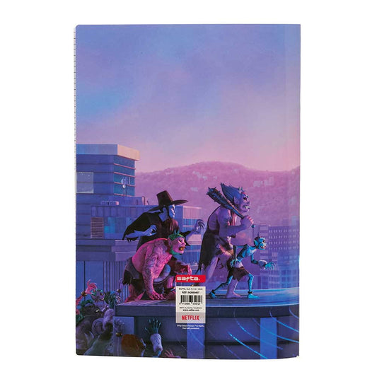 Libreta grapada A4 K-POP Demon Hunters - Huntrix 40 hojas - libreta