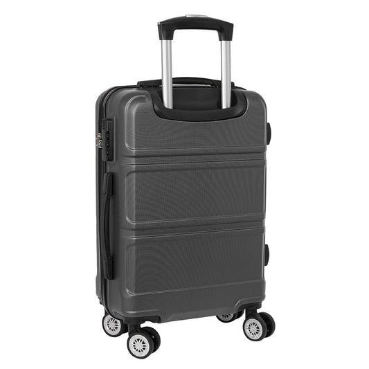 Maleta trolley de cabina gris oscuro 34,5x20x55cm - maleta