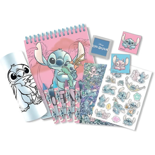 Maletín infantil 3D STITCH con papelería - Material escolar