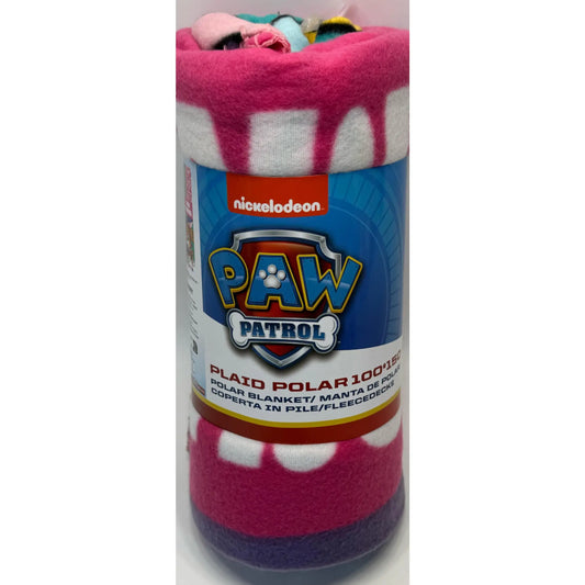 Manta Polar Patrulla Canina Everest y Skye 140x100 cm