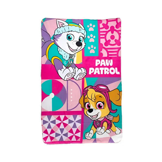 Manta Polar Patrulla Canina Everest y Skye 140x100 cm