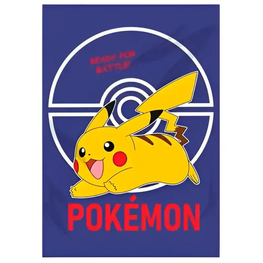 Manta polar Pikachu para niños – Suave y cálida 140x100 cm Regalo original Pokémon