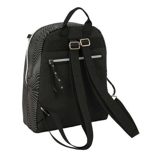 Mini mochila K-POP Demon Hunters - Huntrix ’Energy’ negra 25x13x30cm - Mochila