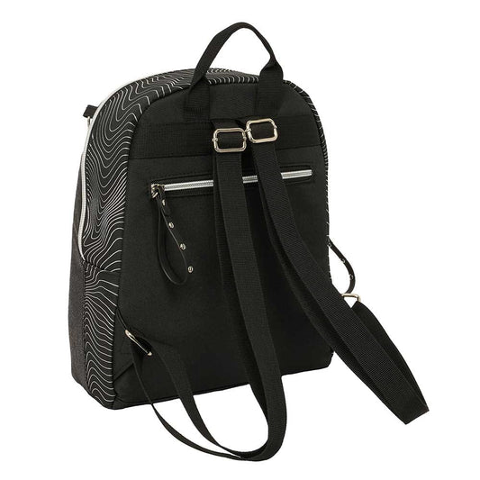 Mini mochila K-POP Demon Hunters - Huntrix ’Energy’ negra 25x13x30cm - Mochila
