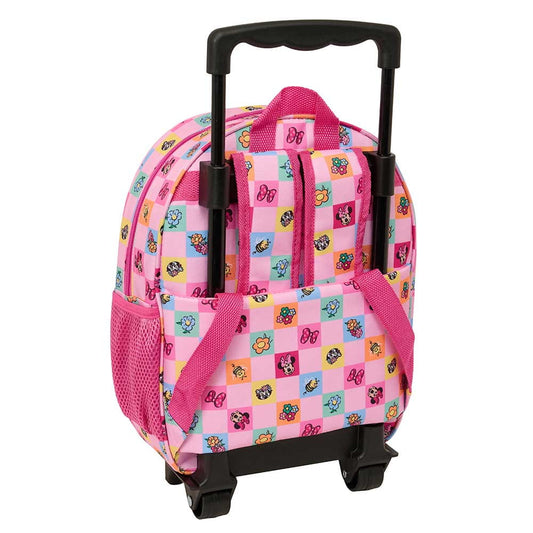 Mochila 3D Minnie Mouse Disney con carro 27x10x33cm