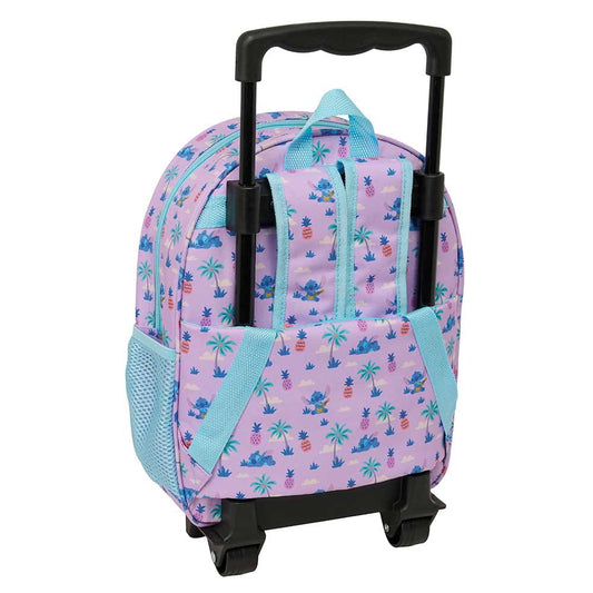 Mochila 3D Stitch ukelele Disney con carro 27x10x33cm