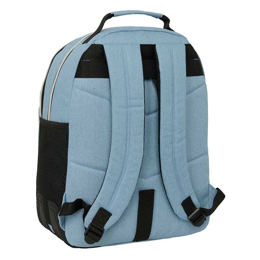 Mochila doble adaptable a carro K-POP Demon Hunters - Huntrix azul 32x15x42cm