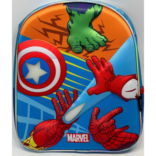 Mochila Escolar Infantil Marvel 3D para Niños – Resistente Cómoda y Diseño Llamativo Perfecta Colegio Uso Diario