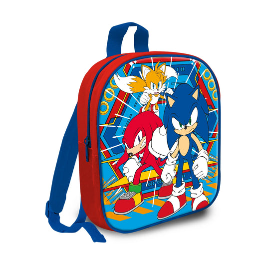 Mochila Escolar Infantil Sonic para Niños – Resistente Cómoda y Diseño Llamativo
