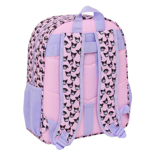 Mochila escolar junior Kuromi adaptable a Carro 32x12x38 cm