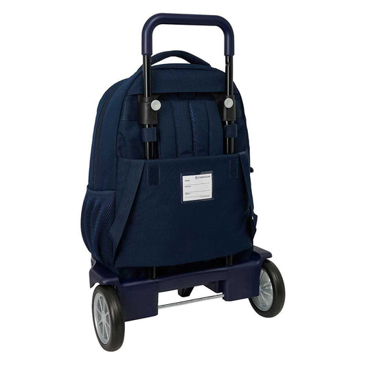 Mochila del FC Barcelona con ruedas compact extraíble equipación 26/27 33x22x45cm
