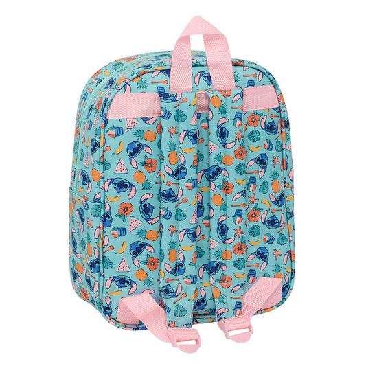 Mochila guardería 3D Stitch color Disney 22x10x27cm
