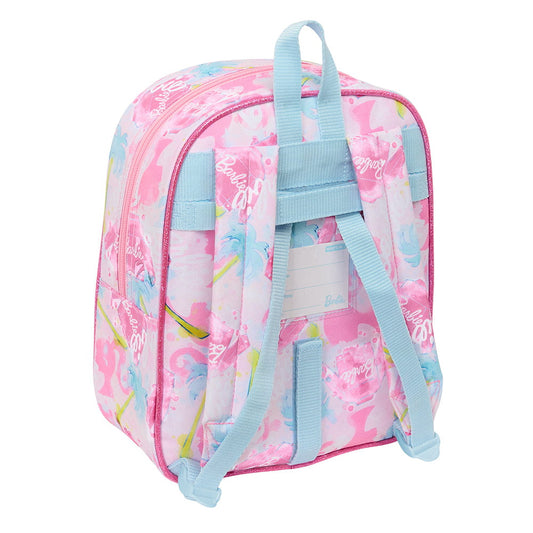 Mochila guardería Barbie ’Painterly’ adaptable a carro 22x10x27cm