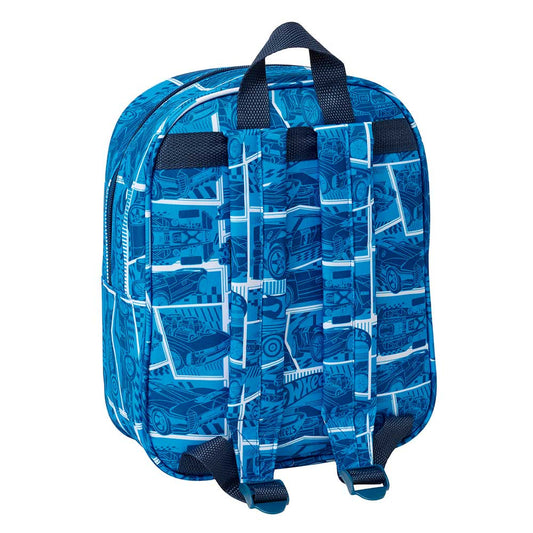 Mochila guardería Hot Wheels ’Speed Club’ 3D 22x10x27cm