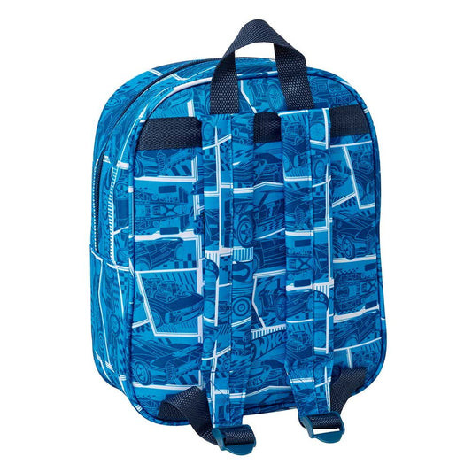 Mochila guardería Hot Wheels ’Speed Club’ 3D 22x10x27cm