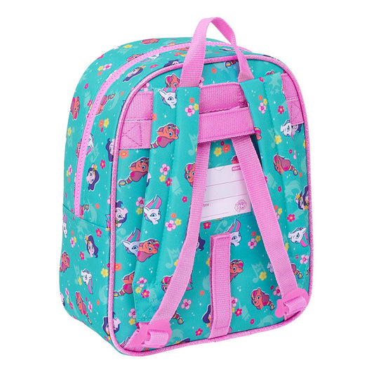 Mochila guardería My Little Pony ’Magic’ adaptable a carro 22x10x27cm