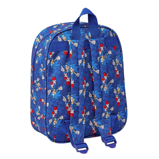 Mochila guardería Sonic The Hedgehog 22x10x27cm