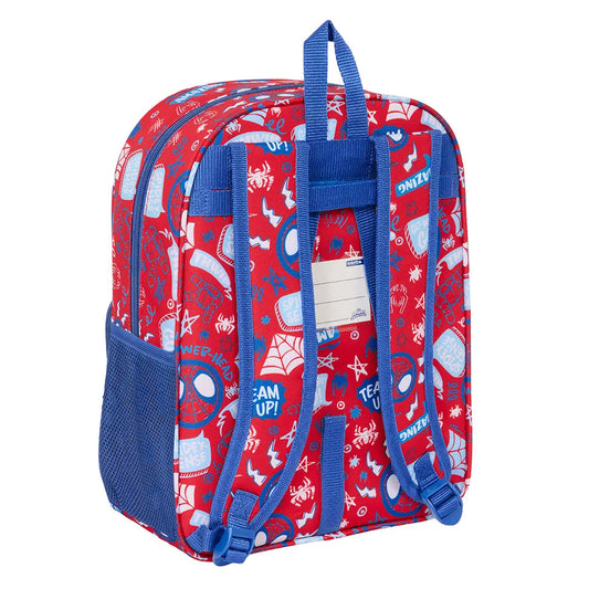 Mochila infantil con bolsillo adaptable a carro SPIDEY spiderman 26x11x34cm