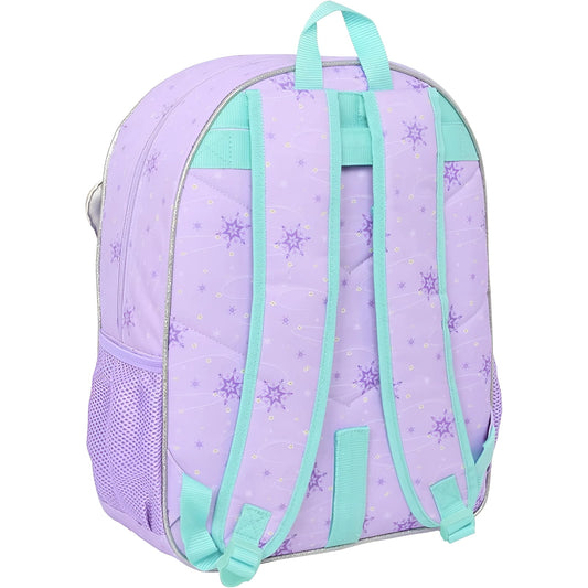 Mochila infantil escolar FROZEN SPIRIT 23x15x42CM adaptable a carro