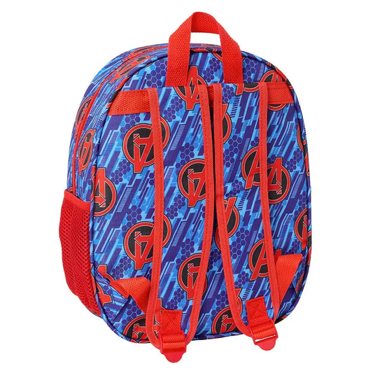 Mochila infantil escolar MARVEL AVENGERS 3D 27x10x33cm