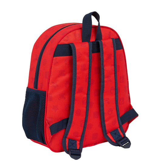 Mochila infantil escolar Super Mario Bros 27x10x33cm