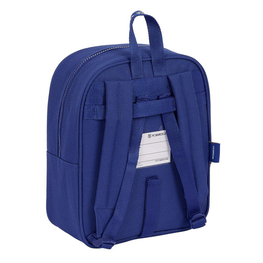 Mochila infantil guardería FC Barcelona adaptable a carro 22x10x27cm