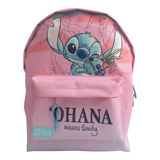 Mochila infantil Stitch Ohana 29cm