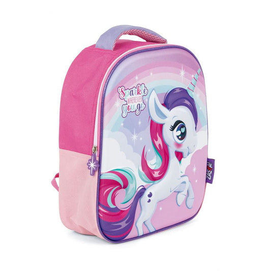 Mochila infantil Unicornio 3D 26x32x10cm