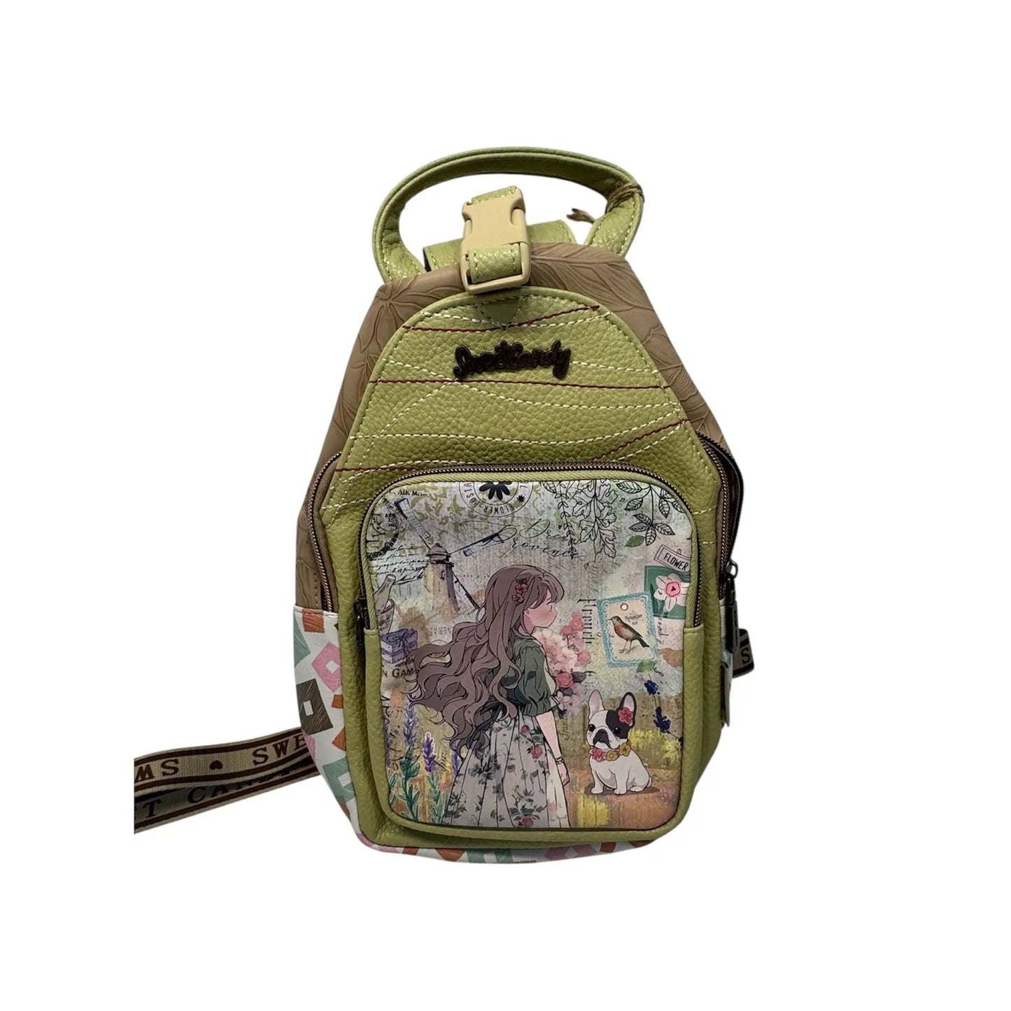 Mochila Mujer Sweet Candy Verde