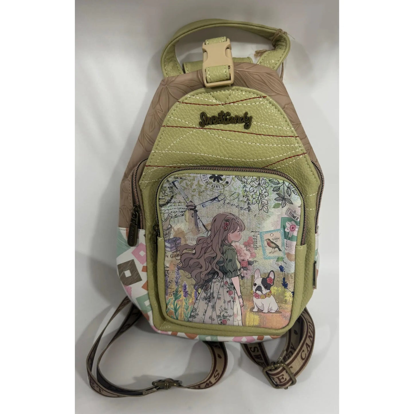 Mochila Mujer Sweet Candy Verde