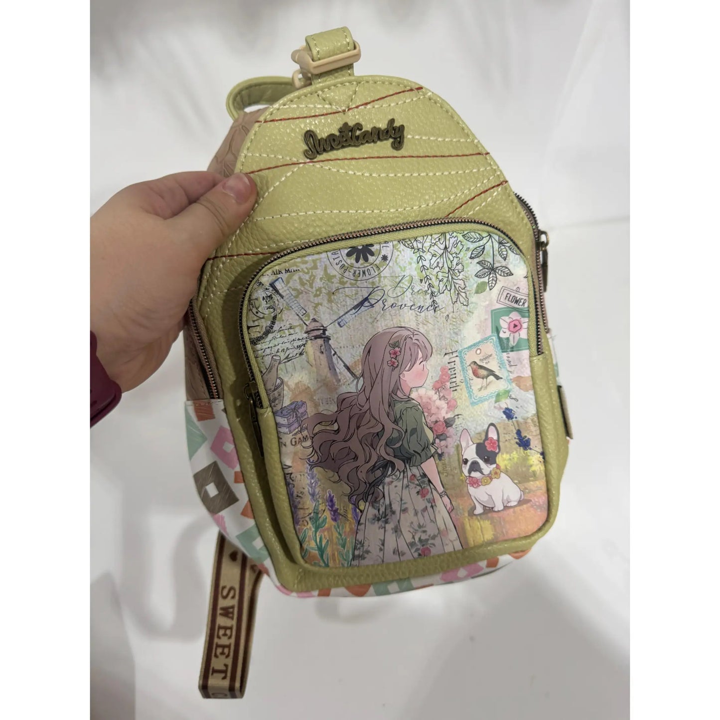 Mochila Mujer Sweet Candy Verde
