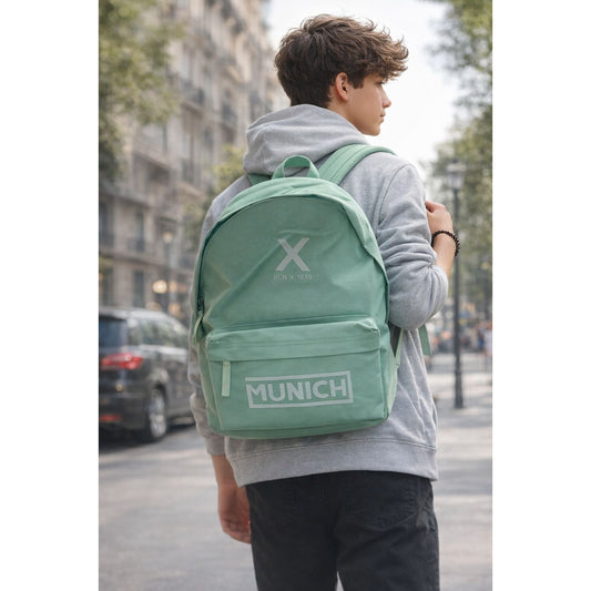 Mochila MUNICH verde portátil de 14,1’’ 30x36x10cm bcn x 1939